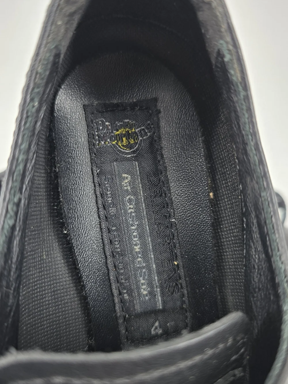 NEW Vintage Y2K Dr. Martens Black Leather Shoes 9262 UK4, US Womens 6